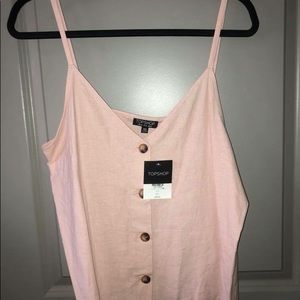 Blush tank top